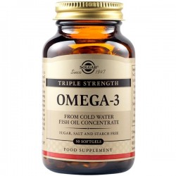 Solgar Omega 3 Triple Strength, 50softgels